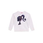 Barbie Baskılı Kız Çocuk Beyaz - Lila Sweatshirt, 11-12 Yaş, 5003274349, Beyaz - Lila, kız-çocuk