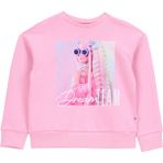 Barbie Baskılı Kız Çocuk Pembe Sweatshırt BRB5WG-SWT6023