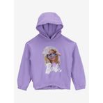 Barbie Baskılı Kız Çocuk Sweatshirt, 9-10 Yaş, 5003274371, Lila, kız-çocuk