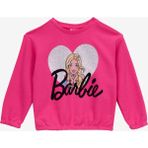 Barbie Baskılı Kız Çocuk Sweatshırt Brb5Wg-Swt6611, Fuşya, 3-4 Yaş