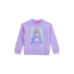 Barbie Baskılı Kız Çocuk Sweatshırt Brb5Wg-Swt6621, Lila, 5-6 Yaş