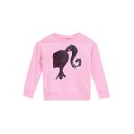 Barbie Baskılı Kız Çocuk Sweatshırt Brb5Wg-Swt6624, Pembe - Gümüş, 3-4 Yaş