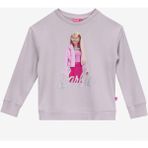 Barbie Baskılı Kız Çocuk Sweatshırt Brb5Wg-Swt6631, Gri, 5-6 Yaş