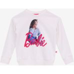 Barbie Baskılı Kız Çocuk Sweatshırt Brb5Wg-Swt6639, Ekru, 7-8 Yaş