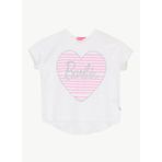 Barbie Baskılı Kız Çocuk T-Shirt, 11-12 Yaş, 5003327089, Ekru, Kız çocuk