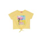 Barbie Baskılı Kız Çocuk T-Shirt, 3-4 Yaş, 5003327187, Sarı, Kız çocuk