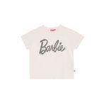 Barbie Baskılı Kız Çocuk T-Shirt, 7-8 Yaş, 5003221786, Ekru, Kız Çocuklar
