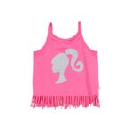 Barbie Baskılı Kız Çocuk T-Shirt, 9-10 Yaş, 5003327183, Fuşya, Kız çocuk