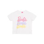 Barbie Baskılı Kız Çocuk T-Shirt, 9-10 Yaş, 5003327184, Ekru, Kız çocuk