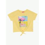 Barbie Baskılı Kız Çocuk T-Shirt, 9-10 Yaş, 5003327187, Sarı, Kız çocuk