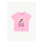 Barbie Baskılı Pembe Kız Çocuk T-Shirt BRB6SG-TST6414