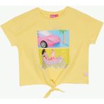 Barbie Baskılı Sarı Kız Çocuk T-Shirt BRB6SG-TST6403 - 3 - 4 Yaş