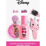 Barbie Be You-Lol Çocuk Parfüm --Unicorn Tarak Parfüm Seti