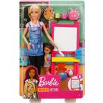 Barbie Ben Büyüyünce Meslek Setleri Sarışın Resim Öğretmeni