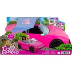 Barbie Cabrio 2 Kişilik Arabası Tekerlekli Pembe Araba ve Gerçekçi Detaylar