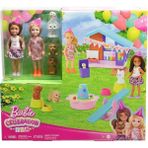 Barbie Chelsea Köpekçiğin Doğum Günü Oyun Seti Renkli Desenli Eğlenceli Parti Temalı HJY88