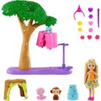 Barbie Chelsea Parti Eğlencesi Oyun Seti Kız Çocuklar İçin Renkli Aksesuarlarla 3 Yaş ve Üzeri