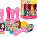 Barbie Çocuk Bowling Seti 6 Duba 2 Top Oyun Seti