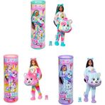 Barbie Cutie Reveal Care Bears Series 2, Barbie Bebeği Ve Peluş Ayı, Renk Değiştiren Saç, Kostüm Set