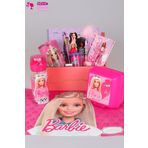 Barbie Dekomus Özel Kutulu Lisanslı Matara,beslenme Örtüsü,beslenme Kabı,tüylü Geçmeli Kurşun Kalem,