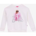Barbie Desenli Kız Çocuk Sweatshırt Brb5Wg-Swt6028, Ekru, 11-12 Yaş