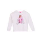 Barbie Desenli Kız Çocuk Sweatshırt Brb5Wg-Swt6028, Ekru, 9-10 Yaş