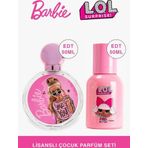 Barbie-Disney Kız Çocuk Parfüm Seti