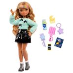 Barbie Dream Besties Zia Model Bebek ve Aksesuarları Renkli Desenli JGG36 Eğlenceli Oyun Seti - Multicolor