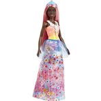 Barbie Dreamtopia Prenses Bebek Açık Pembe Saçlı, Işıltılı Korse, Prenses Etek ve Taçlı