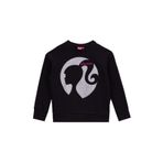 Barbie Düz Kız Çocuk Sweatshırt Brb5Wg-Swt6617, Siyah, 9-10 Yaş