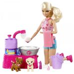 Barbie DVX53 Bebek ve Banyo Oyun Seti