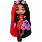 Barbie Extra Mini Bebekler Siyah Ceketli Aksesuarlı Oyuncak