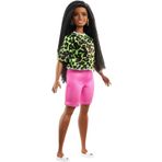 Barbie FBR37-GHW58 Fashionistas Pembe Şortlu Bebek ve Aksesuarları
