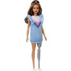 Barbie FXL54 Fashionistas Aksesuarlı Protez Bacaklı Bebek