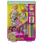 Barbie GGt44 Barbia Ve Crayola Renkli Kıyafetler