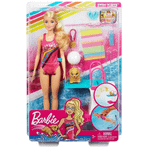 Barbie GHK23 Seyahatte Yüzücü Barbie Oyun Seti