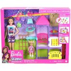 Barbie GHV89 Bebek Bakıcısı Skipper ve Oyun Parkındaki Bebekleri Seti