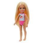 Barbie GLN73-HTK25 Çiçek Atletli Sarışın Chelsea Tatilde Bebekleri