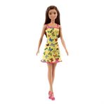 Barbie HBV08 Sarı Kelebekli Elbiseli Bebek