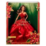 Barbie HBY05 Kumral 2022 Mutlu Yıllar Bebeği
