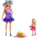 Barbie JBF43 Renkli Malibu ve Chelsea Aksesuarları ile 3+ Yaş Kız Çocuklar İçin Oyun Seti