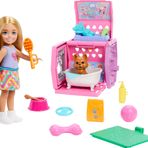 Barbie JDF89 Chelsea Köpekçiğin Taşıma Çantası Oyun Seti