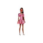 Barbie JFP41 Deluxe Style Stil Ikonu Metalik Pembe Elbiseli Bebek