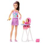 Barbie JJB44 Bebek Bakıcısı Skipper Mama Sandalyeli Oyun Seti