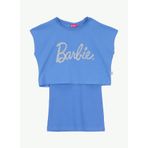 Barbie Kız Çocuk Baskılı Elbise, 7-8 Yaş, 5003327254, Eflatun, Kız Çocuklar