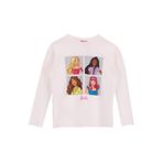Barbie Kız Çocuk Baskılı T-Shirt Brb5Wg-Tst6022, Ekru, 11-12 Yaş