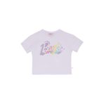 Barbie Kız Çocuk Desenli Pijama Takımı, 3-4 Yaş, 5003206681, Beyaz - Lila, kız-çocuk