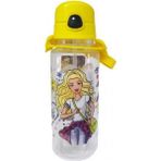 Barbie Lisanslı Plastik 500 ml Askılı Şeffaf Matara