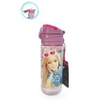 Barbie Matara 500 Ml - Çocuk Suluk, Matara, Pipetli Suluk, Askılı Suluk Barbie Matara