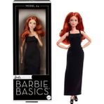 Barbie Mattel Barbie Basics Model 04 Koleksiyona Uygun Bebek, Siyah Mini Elbisesi, Botları Ve Standart Kalı